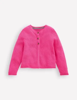 Fashion Boden Baumwoll-Strickjacke für den Alltag- Sorbet-Rosa