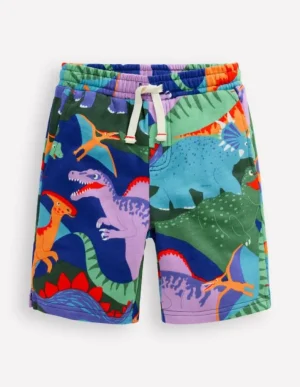 Cheap Boden Bedruckte Shorts mit bequemer Passform-Bunt Dinosaurier Tarnmuster BuntDinosaurierTarnmuster