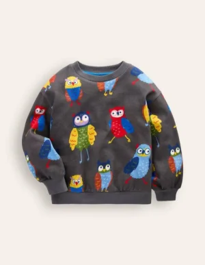 Cheap Boden Bedrucktes Sweatshirt-Coole Eulen CooleEulen