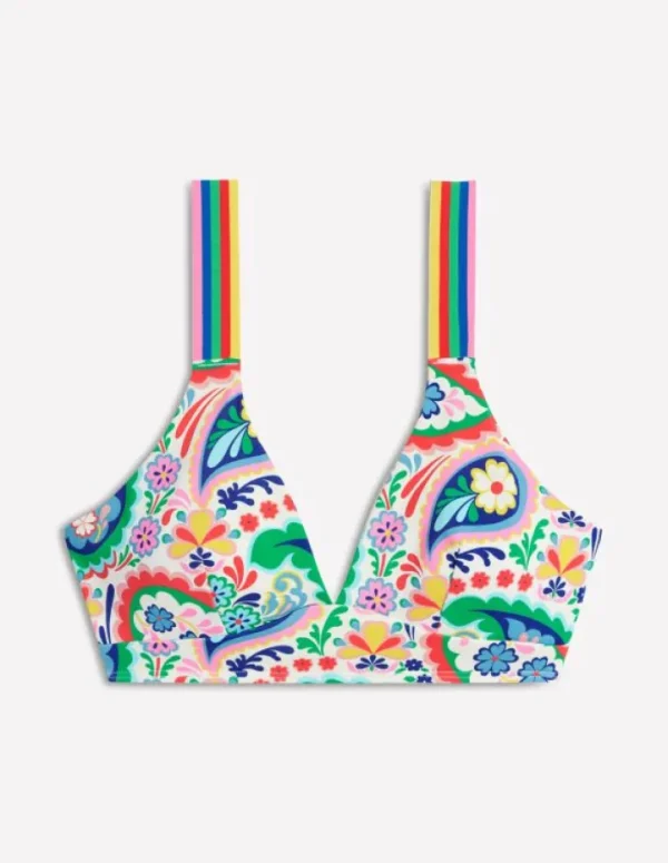 Shop Boden Bikinitop mit Streifen-Bunt, Wiesen-Paisley Bunt,Wiesen-Paisley