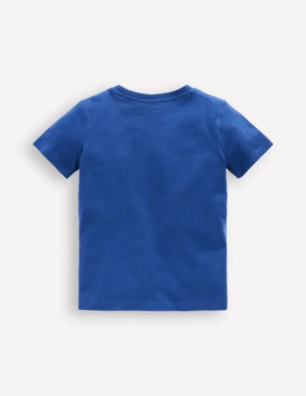 Discount Boden Bouclé-T-Shirt-Segelblau, Hunde Segelblau,Hunde