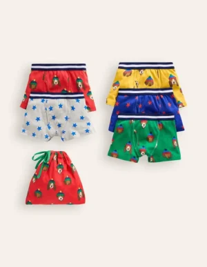 Outlet Boden Boxershorts im 5er-Pack-Bunt Hunde BuntHunde