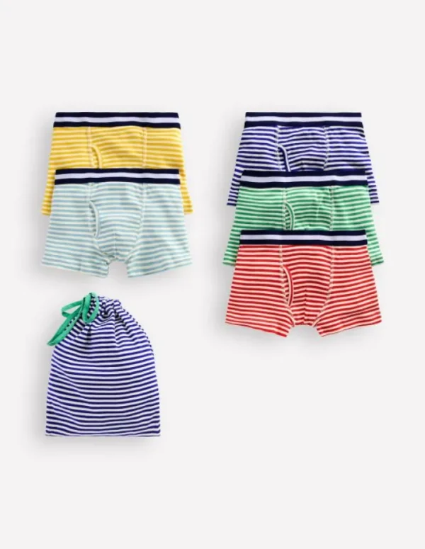 New Boden Boxershorts im 5er-Pack- Regenbogenstreifen