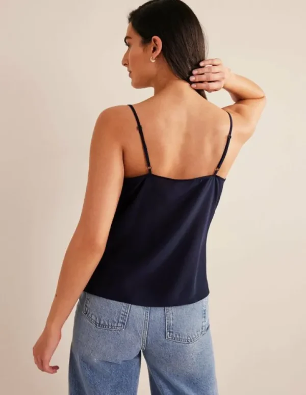 Online Boden Camisole-Oberteil aus Seide-Aqua Marine Marl AquaMarineMarl