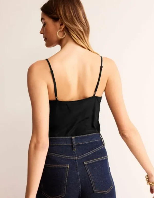 Shop Boden Camisole-Oberteil aus Seide- Schwarz