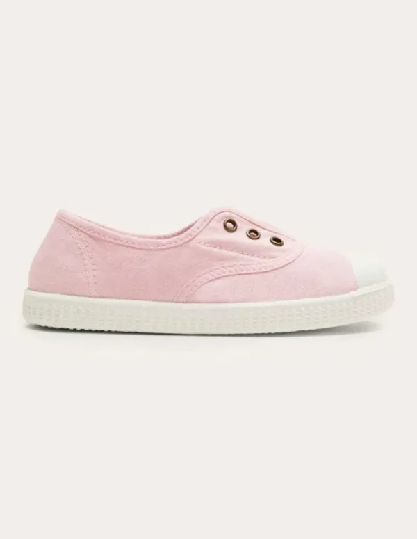 Sale Boden Canvas-Schuhe zum Hineinschlüpfen- Cameo-Rosa