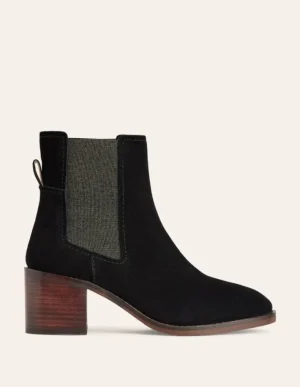 Flash Sale Boden Chelsea-Stiefel mit Blockabsatz- Schwarz