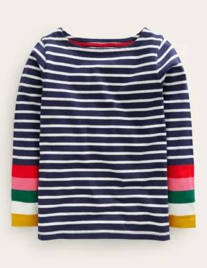 Shop Boden Ella Lustiges Breton- Black