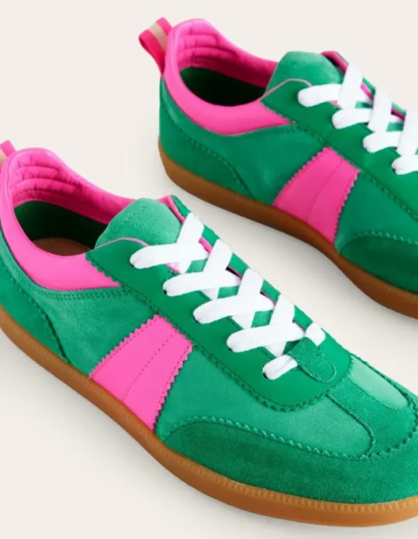 Flash Sale Boden Erin Retro-Tennisschuhe-Grün Blockfarben GrünBlockfarben