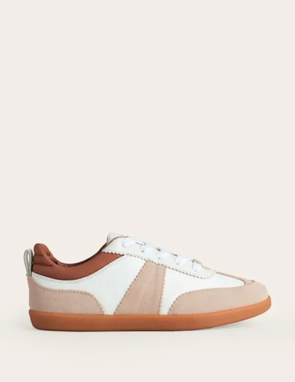 Outlet Boden Erin Retro-Tennisschuhe-Weiß Mix WeißMix