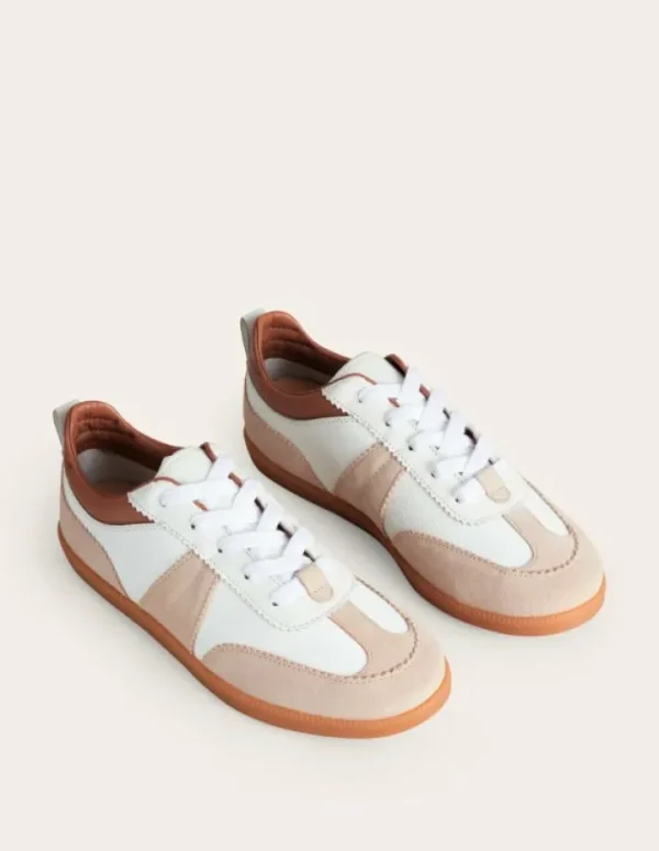 Outlet Boden Erin Retro-Tennisschuhe-Weiß Mix WeißMix