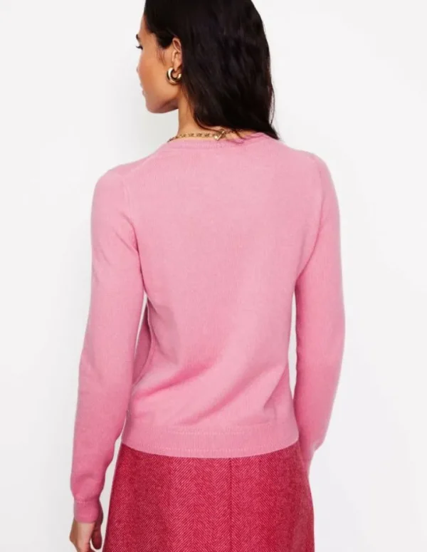 Flash Sale Boden Eva Kaschmirpullover mit Rundhalsausschnitt-Pink Icing PinkIcing