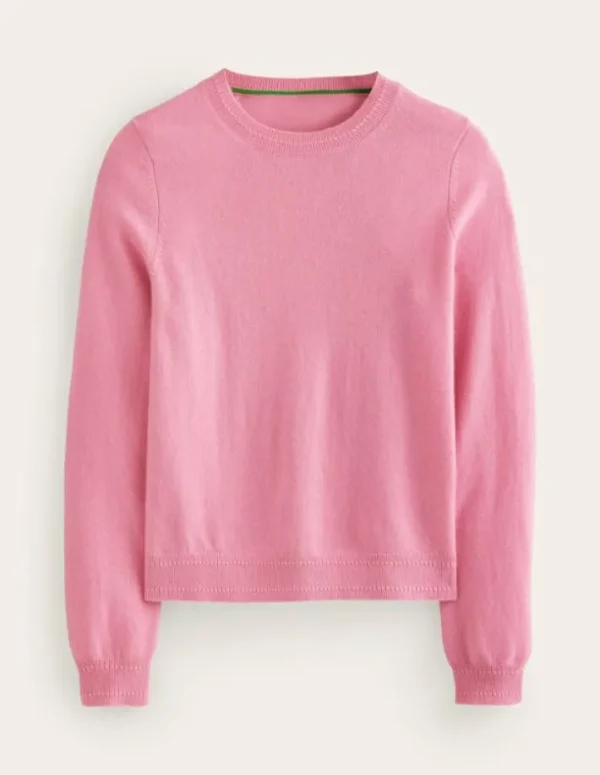 Flash Sale Boden Eva Kaschmirpullover mit Rundhalsausschnitt-Pink Icing PinkIcing