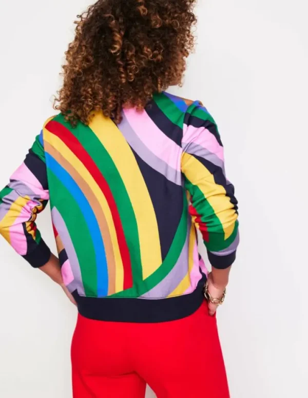 Cheap Boden Hannah Sweatshirt mit Print-Bunt, Abstrakter Regenbogen Bunt,AbstrakterRegenbogen