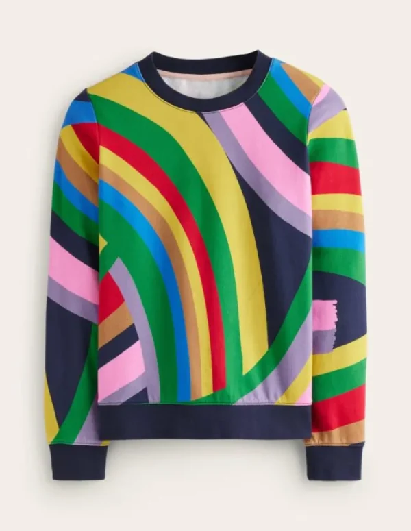 Cheap Boden Hannah Sweatshirt mit Print-Bunt, Abstrakter Regenbogen Bunt,AbstrakterRegenbogen