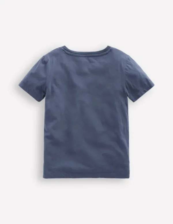 Sale Boden Im Dunkeln leuchtendes T-Shirt mit Superstitch-Roboterblau Weltraum RoboterblauWeltraum