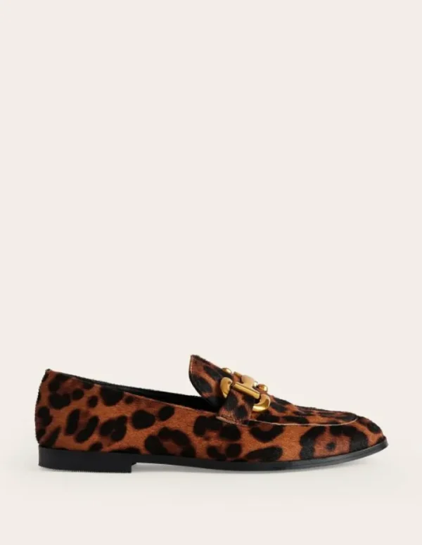 Sale Boden Iris Loafer mit Trensendetail-Mohair, Leopardenmuster Mohair,Leopardenmuster