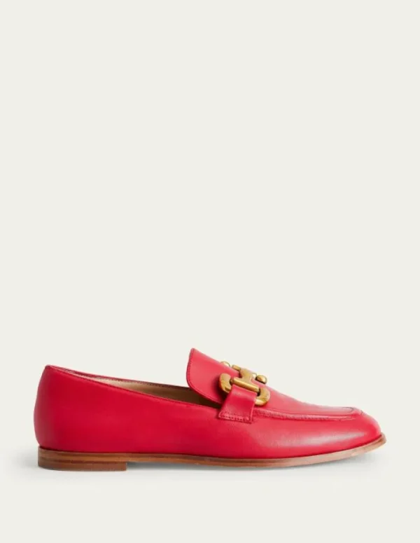 Flash Sale Boden Iris Loafer mit Trensendetail- Briefkastenrot