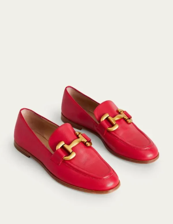 Flash Sale Boden Iris Loafer mit Trensendetail- Briefkastenrot