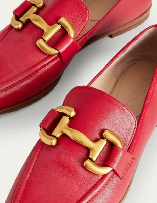 Flash Sale Boden Iris Loafer mit Trensendetail- Briefkastenrot