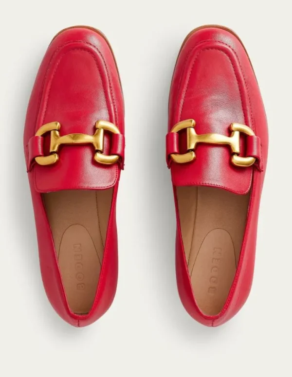 Flash Sale Boden Iris Loafer mit Trensendetail- Briefkastenrot