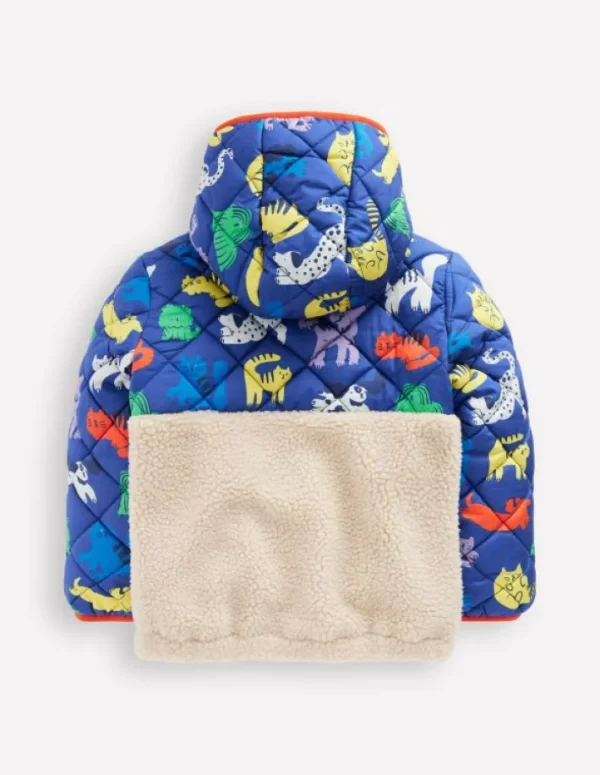 New Boden Jacke aus Teddyfell-Mix-Regenbogen Haustiere RegenbogenHaustiere