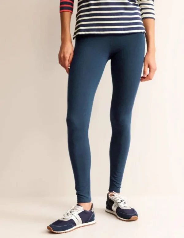 Shop Boden Jersey-Leggings mit hohem Bund-Aqua Marine Marl AquaMarineMarl