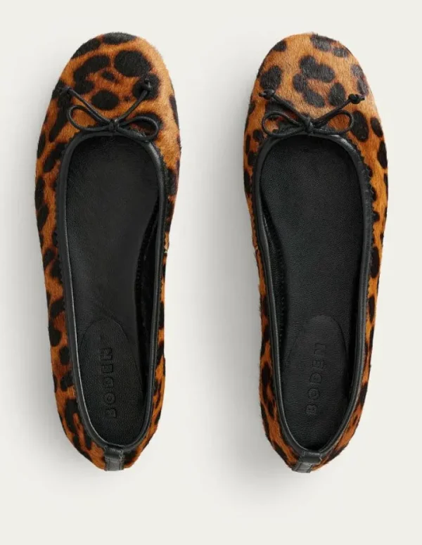 Shop Boden Kitty Ballerinas mit flexibler Sohle- Leopardenmuster