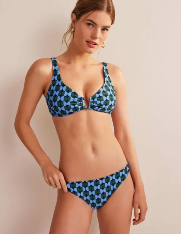 Store Boden Klassische Bikinihose-Kornblume, Bunt Geo Kornblume,BuntGeo