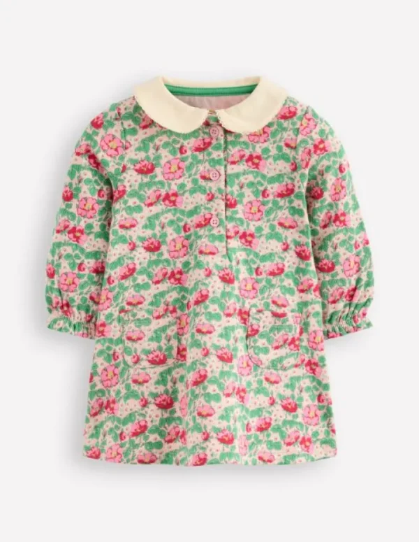 Flash Sale Boden Kleid aus Jersey-Doppeltuch-Rosa Wildrose Blumenmuster RosaWildroseBlumenmuster