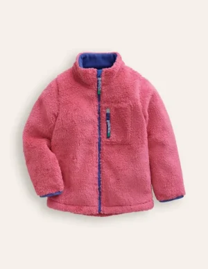 Flash Sale Boden Kuschelige, winddichte Fleecejacke- Animals/Stripe