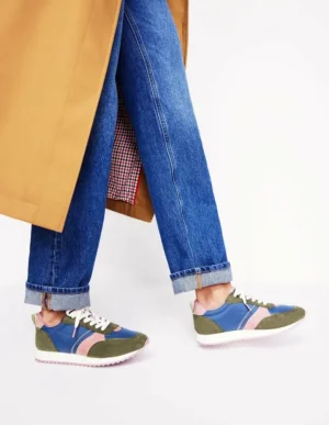 Store Boden Laufschuhe-Blau Blockfarben BlauBlockfarben