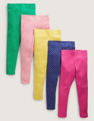 Clearance Boden Leggings im 5er-Pack-Bunt Pünktchen BuntPünktchen