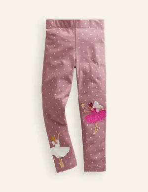 Hot Boden Leggings mit Applikationen-Vintage-Rosa Ballerinas Vintage-RosaBallerinas