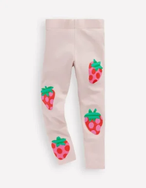 Best Boden Leggings mit Applikationen-Kreide-Violett Erdbeeren Kreide-ViolettErdbeeren