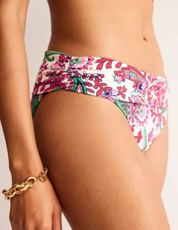 Sale Boden Levanzo Bikinihose mit Faltendetail-Bunt, Fantastisch Bunt,Fantastisch