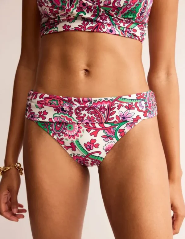 Sale Boden Levanzo Bikinihose mit Faltendetail-Bunt, Fantastisch Bunt,Fantastisch