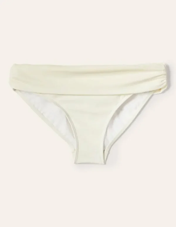 Shop Boden Levanzo Bikinihose mit Faltendetail- Naturweiß