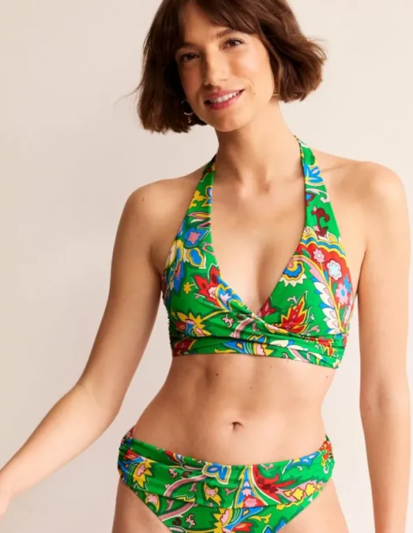 Flash Sale Boden Levanzo Neckholder-Bikinioberteil-Kelly Grün, Paisley Azurblau KellyGrün,PaisleyAzurblau