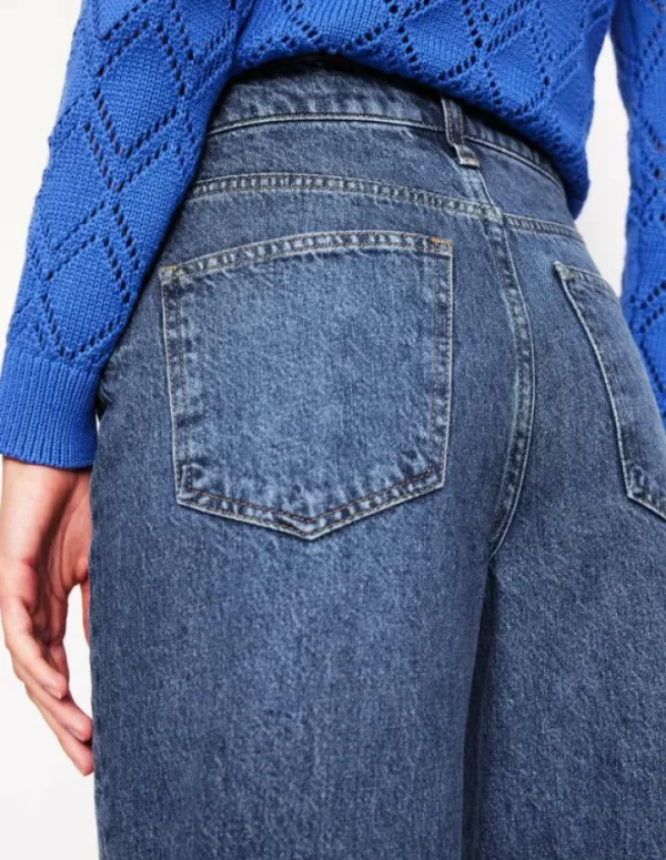 Store Boden Lockere Jeans mit mittlerer Leibhöhe-Beatnik Red