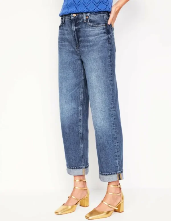 Store Boden Lockere Jeans mit mittlerer Leibhöhe-Beatnik Red