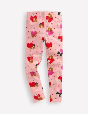 Flash Sale Boden Lustige Leggings-Kreiderosa Valentinstag Haustiere KreiderosaValentinstagHaustiere