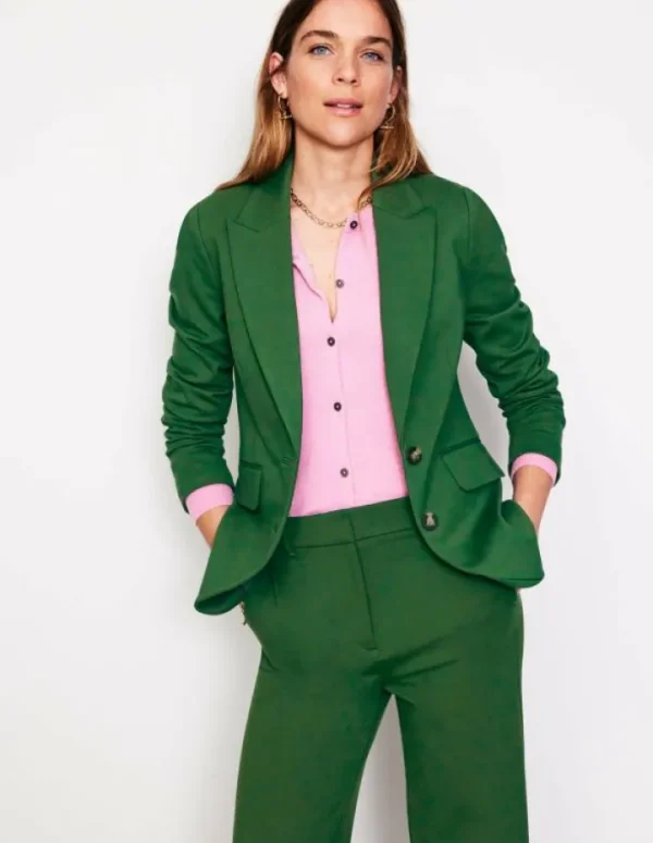 Best Boden Marylebone Ponte-Blazer-Dunkles Smaragdgrün DunklesSmaragdgrün