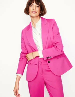 Best Boden Marylebone Ponte-Blazer-Rosa Pfingstrose RosaPfingstrose