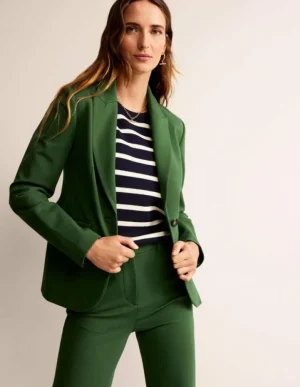 Store Boden Marylebone Ponte-Blazer- Wintergrün