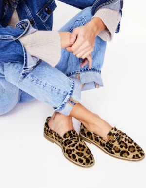 Flash Sale Boden Nya Strukturierte Pennyloafer-Klassisches Leopardenmuster KlassischesLeopardenmuster