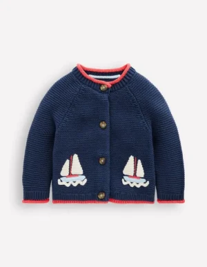 Discount Boden Originelle Logo-Strickjacke-Steuerbordblau Boote SteuerbordblauBoote