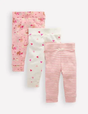 Discount Boden Pointelle-Leggings im 3er-Pack-Rosa Liebeshasen RosaLiebeshasen