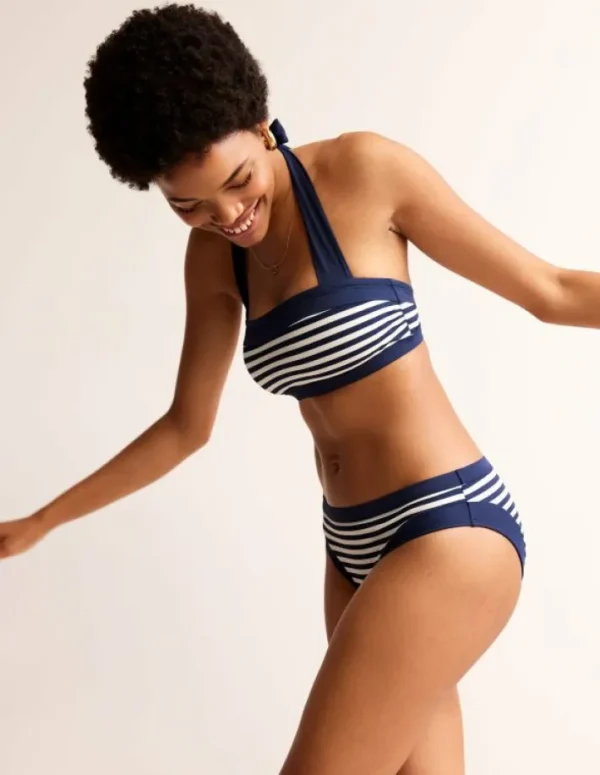 Discount Boden Santorini Bikinihose-Marineblau/Naturweiß Streifen Marineblau/NaturweißStreifen