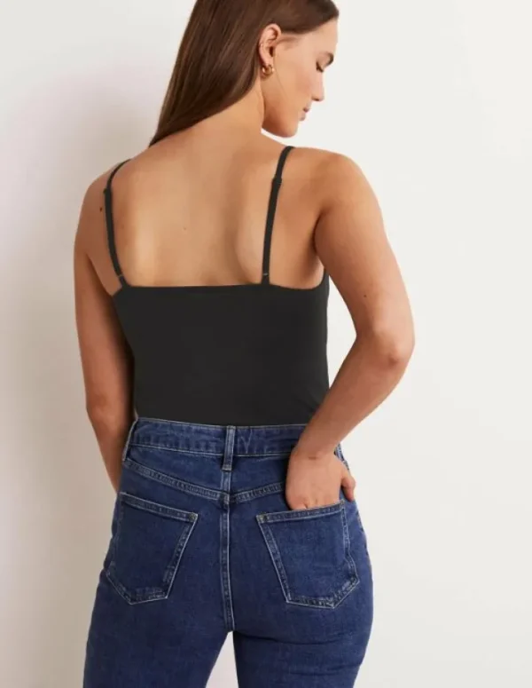 Sale Boden Schlichtes Camisole-Oberteil- Schwarz